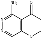 Ethanone, 1-(3-amino-5-methoxy-4-pyridazinyl)- (9CI) Struktur