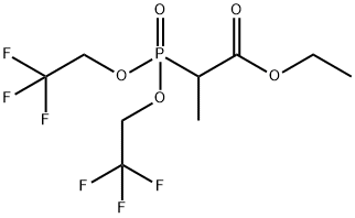 ETHYL 2-[BIS(2,2,2-TRIFLUOROETHYL)PHOSPHONO] PROPIONATE Struktur