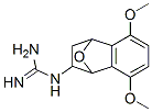 2-guanidino-5,8-dimethoxy-1,2,3,4-tetrahydro-1,4-epoxynaphthalene Struktur