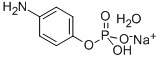 4-AMINOPHENYL PHOSPHATE MONOSODIUM SALT HYDRATE Struktur