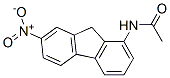 N-(7-nitro-9H-fluoren-1-yl)acetamide Struktur