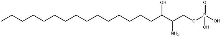 D-erythro-Dihydro-D-sphingosine-1-phosphate Struktur