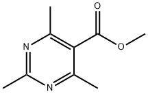 2,4,6-Trimethyl-pyrimidine-5-carboxylic acid methyl ester Struktur