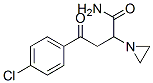 2-aziridin-1-yl-4-(4-chlorophenyl)-4-oxo-butanamide Struktur