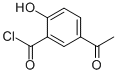 Benzoyl chloride, 5-acetyl-2-hydroxy- (9CI) Struktur