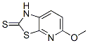 Thiazolo[5,4-b]pyridine-2(1H)-thione, 5-methoxy- (9CI) Struktur