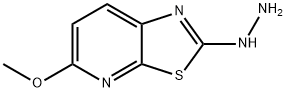 Thiazolo[5,4-b]pyridin-2(1H)-one, 5-methoxy-, hydrazone (9CI) Struktur