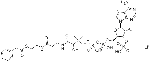 PHENYLACETYL COENZYME A LITHIUM SALT Struktur