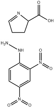 DL-DELTA-PYRROLINE-5-CARBOXYLIC ACID*2,4 -DINITROPHE Struktur