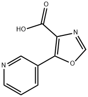 5-Pyridin-3-yl-1,3-oxazole-4-carboxylic  acid Struktur