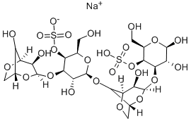 NEOCARRATETRAOSE 4(1),4(3)-DISULFATE DISODIUM SALT Struktur