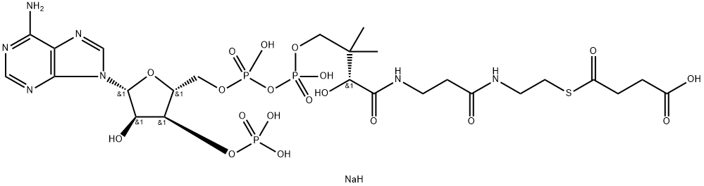 SUCCINYL COENZYME A SODIUM SALT Struktur