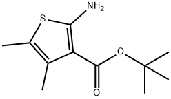 TERT-BUTYL2-AMINO-4,5-DIMETHYLTHIOPHENE-3-CARBOXYLA Struktur