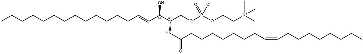 N-OLEOYL-D-SPHINGOMYELIN Struktur