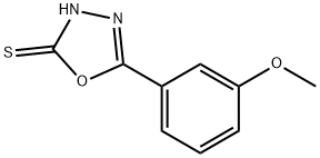 5-(3-METHOXYPHENYL)-1,3,4-OXADIAZOLE-2-THIOL Struktur