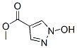 1H-Pyrazole-4-carboxylicacid,1-hydroxy-,methylester(9CI) Struktur