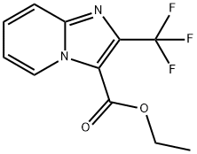 ETHYL 2-TRIFLUOROMETHYLIMIDAZO[1,2-A]PYRIDINE-3-CARBOXYLATE Struktur