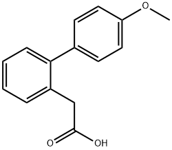 (4'-METHOXY-BIPHENYL-2-YL)-ACETIC ACID Struktur