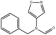 N-BENZYL-N-(4-ISOXAZOLYL)FORMAMIDE Struktur