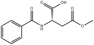 N-BENZOYL-ASPARTIC ACID-4-METHYL ESTER Struktur