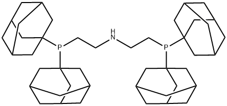 Bis[2-(di-1-adamantylphosphino)ethyl]amine, min. 97% Struktur