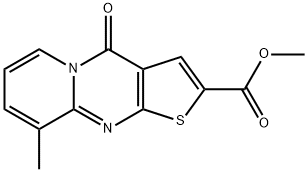 Methyl 9-Methyl-4-oxo-4H-pyrido[1,2-a]thieno[2,3-d]pyriMidine-2-carboxylate Struktur