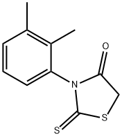 3-(2,3-dimethylphenyl)-2-thioxo-1,3-thiazolidin-4-one Struktur