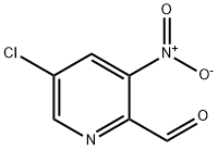 5-Chloro-3-nitropyridine-2-carboxaldehyde Struktur