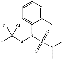 N-(Dichlorofluoromethylthio)-N',N'-dimethyl-N-o-tolylsulfamide Struktur