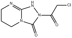 1,2,4-Triazolo[4,3-a]pyrimidin-3(2H)-one, 2-(chloroacetyl)-5,6,7,8-tetrahydro- (9CI) Struktur