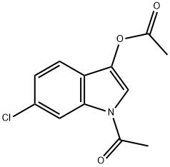 6-CHLOROINDOXYL-1,3-DIACETATE Struktur