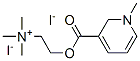 trimethyl-[2-(1-methylpyridine-5-carbonyl)oxyethyl]azanium diiodide Struktur