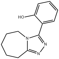 2-(6,7,8,9-TETRAHYDRO-5H-[1,2,4]TRIAZOLO[4,3-A]AZEPIN-3-YL)-PHENOL Struktur