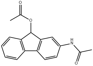 9-fluorenylacetate Struktur