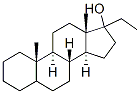 17-ethyl-17-hydroxyandrostane Struktur