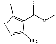 METHYL 5-AMINO-3-METHYL-1H-PYRAZOLE-4-CARBOXYLATE Struktur