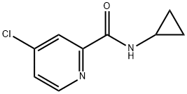 N-Cyclopropyl 4-chloropicolinaMide Struktur