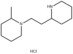 2-Methyl-1-[2-(2-piperidinyl)ethyl]piperidinedihydrochloride Struktur