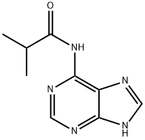 Propanamide, 2-methyl-N-9H-purin-6-yl- Struktur