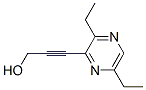 2-Propyn-1-ol,3-(3,6-diethylpyrazinyl)-(9CI) Struktur