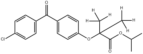 Fenofibrate-d6 Struktur