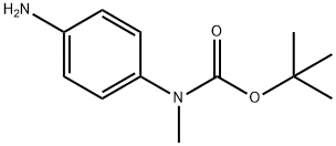 (4-Amino-phenyl)-methyl-carbamic acid tert-butyl ester Struktur