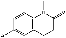 6-Bromo-1-methyl-2-oxo-1,2,3,4-tetrahydroquinoline Struktur