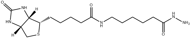 BIOTINAMIDOCAPROYL HYDRAZIDE Structure