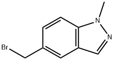 5-(bromomethyl)-1-methyl-1H-indazole Struktur