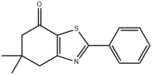 7(4H)-Benzothiazolone, 5,6-dihydro-5,5-diMethyl-2-phenyl- Struktur