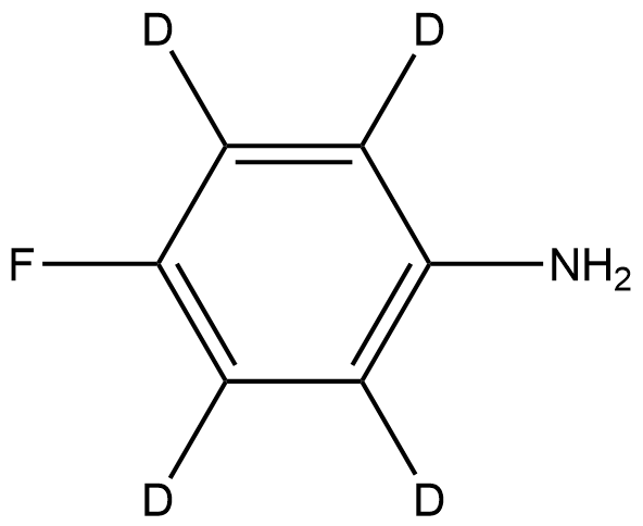 4-Fluoroaniline--d4 Struktur