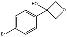 3-(4-BroMophenyl)oxetan-3-ol Struktur