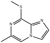 6-Methyl-8-methylsulfanyl-imidazo[1,2-a]pyrazine Struktur