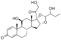 23-Hydroxybudesonide Struktur